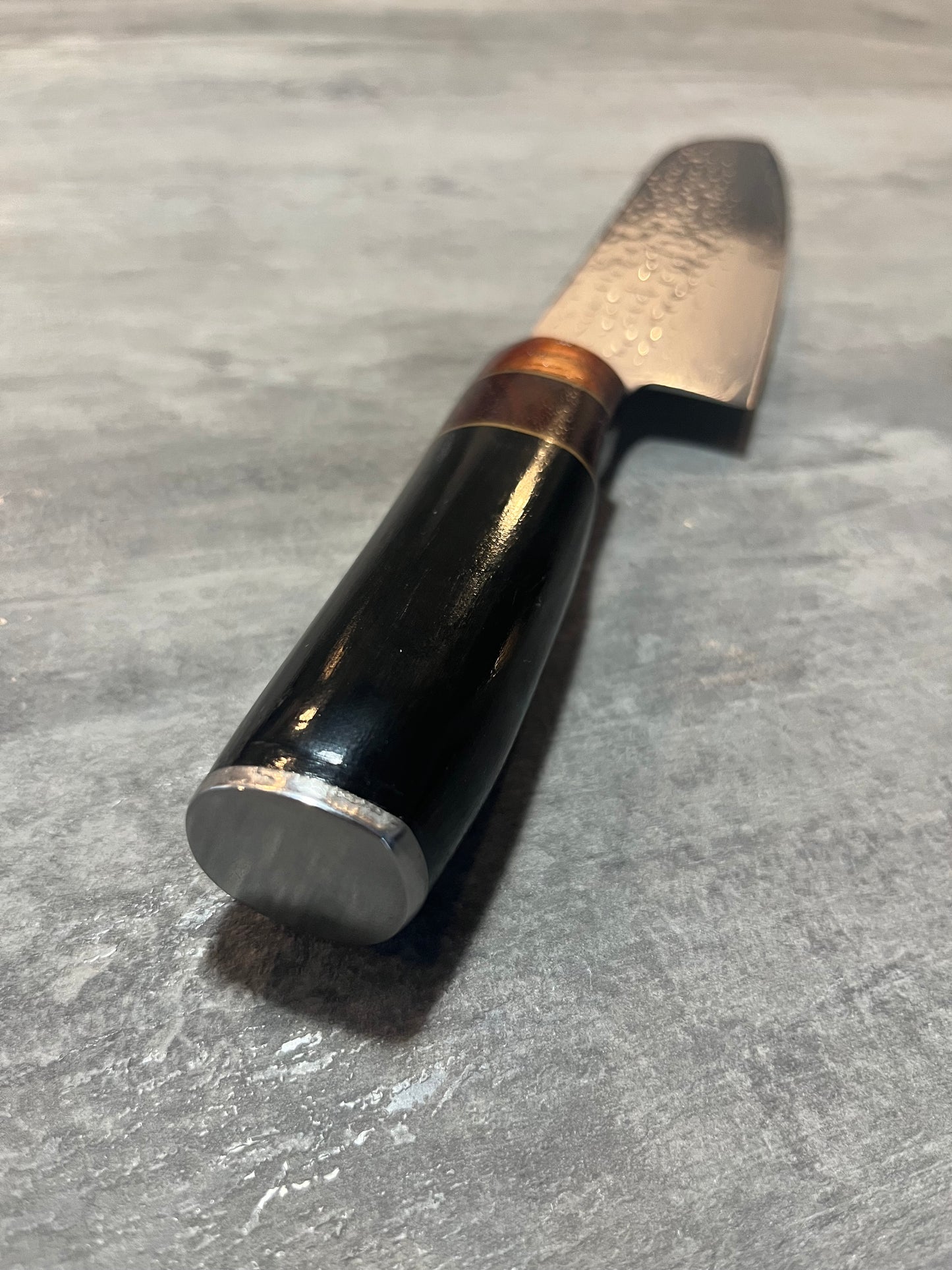 Santoku corne de buffle et bois de padouk (coutelleriestl)