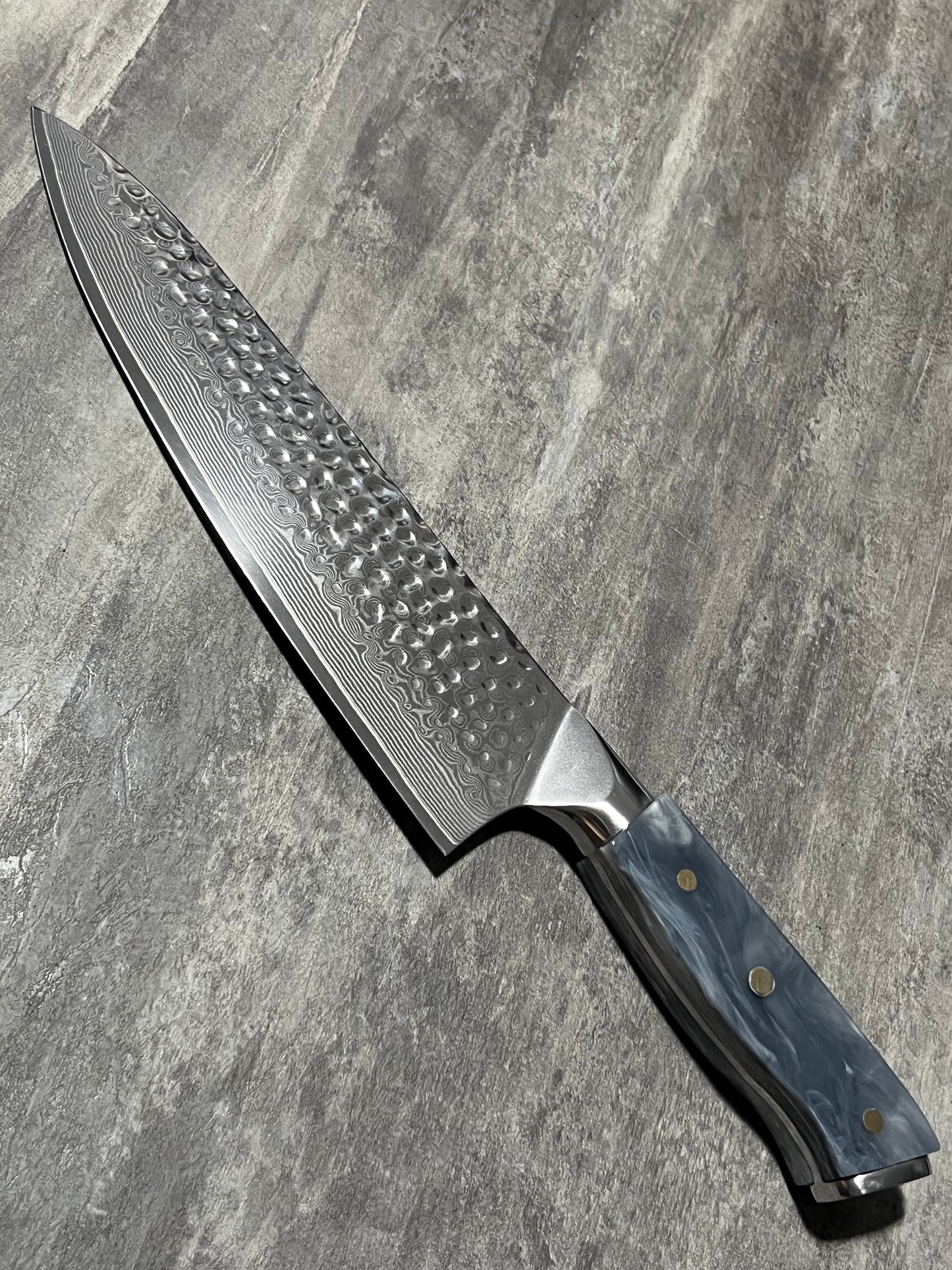 Gyuto marbre bleu (coutelleriestl)