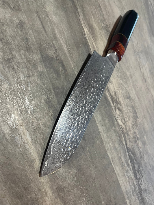 Santoku corne de buffle et bois de padouk (coutelleriestl)