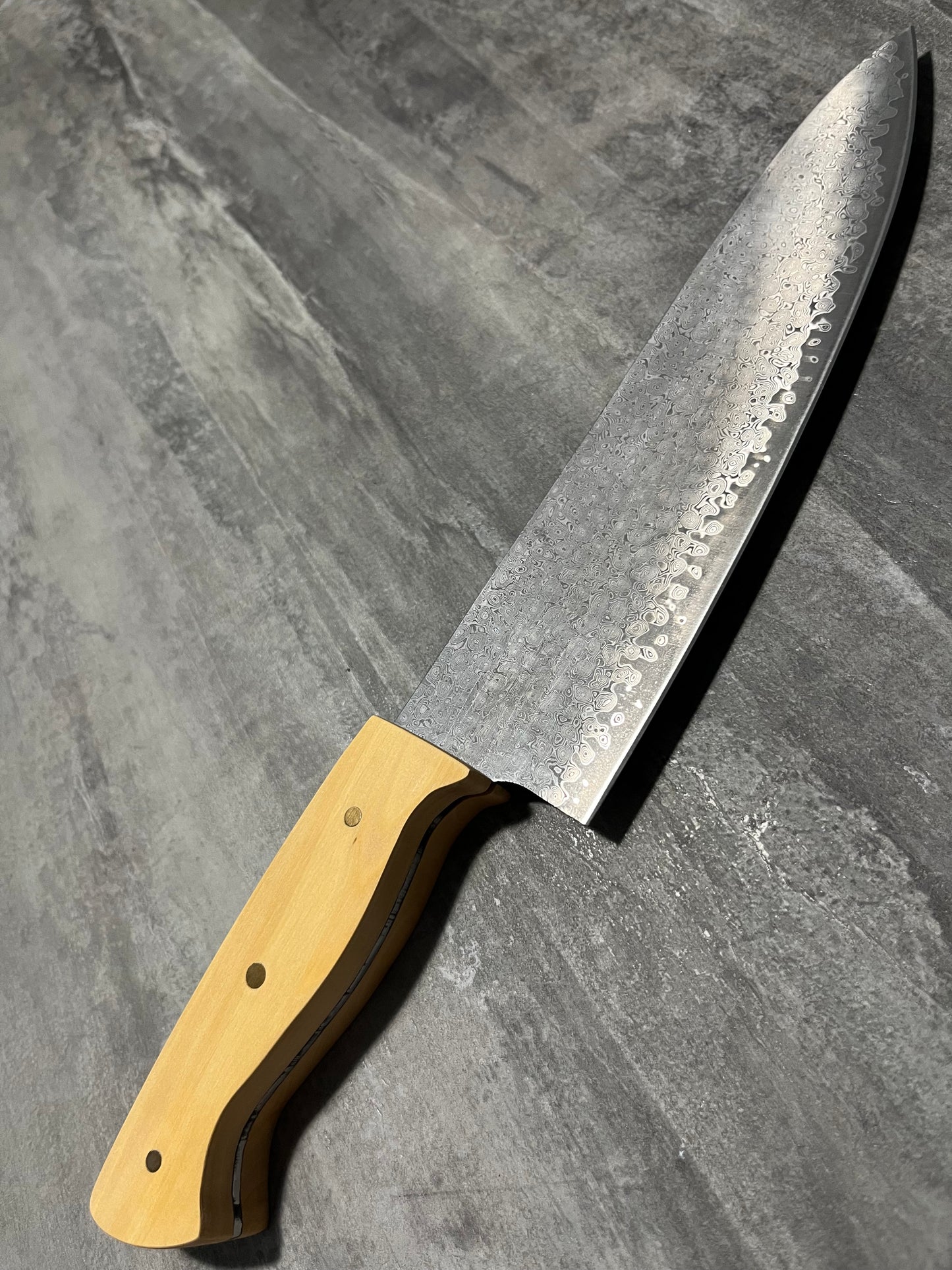 Gyuto bois de buis (coutelleriestl)