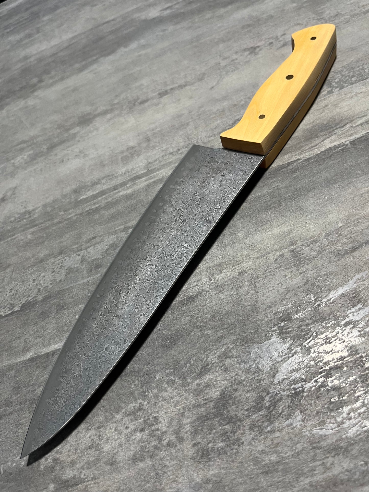 Gyuto bois de buis (coutelleriestl)