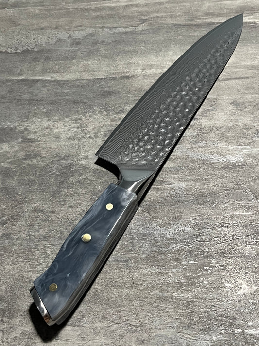 Gyuto marbre bleu (coutelleriestl)