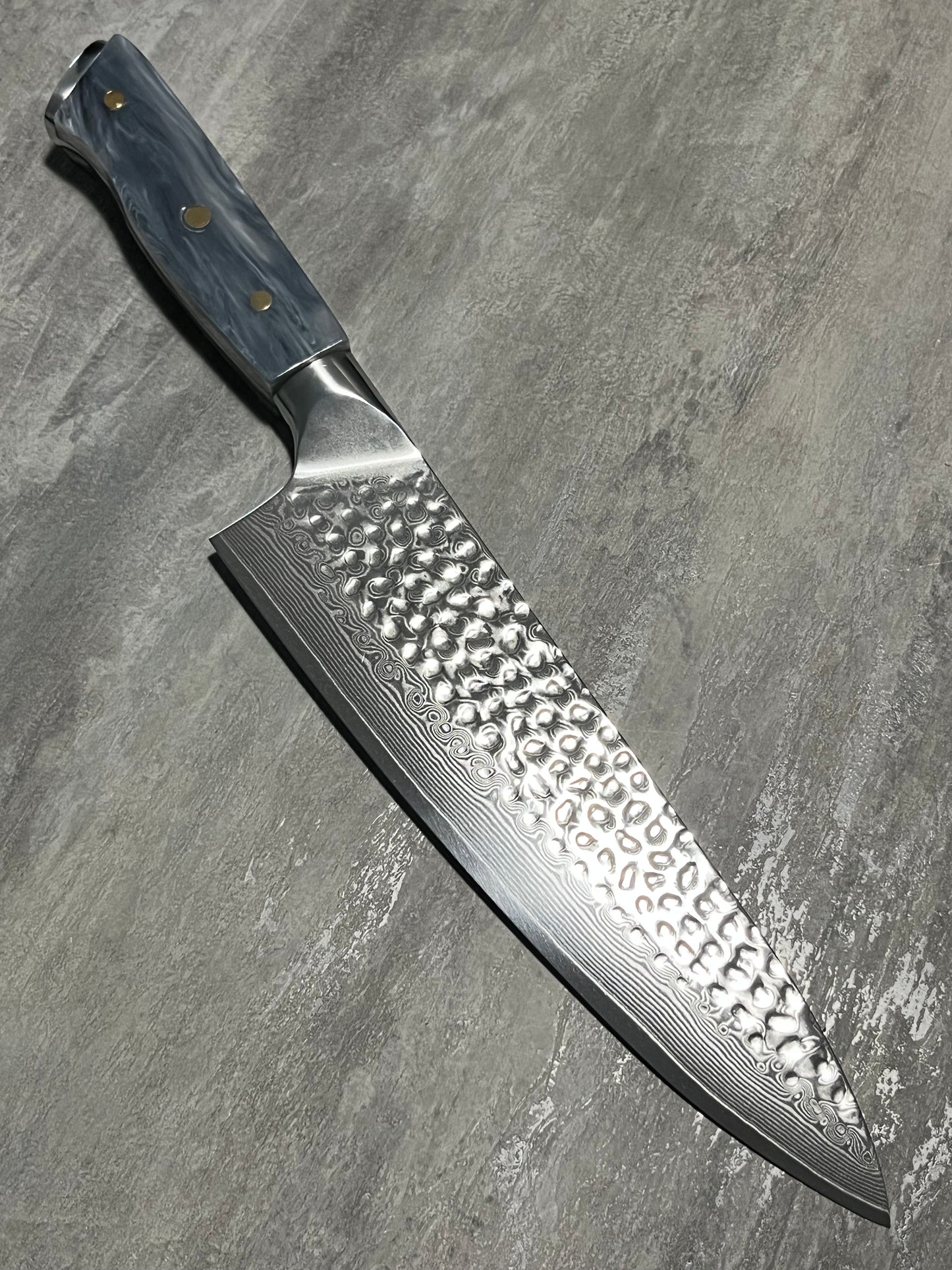 Gyuto marbre bleu (coutelleriestl)