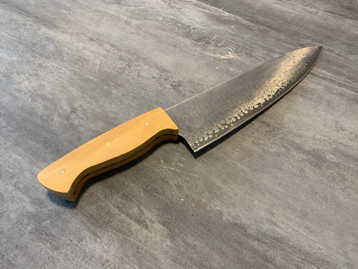 Gyuto bois de buis (coutelleriestl)